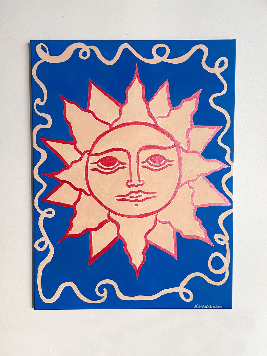 GOLDEN SUN - PAINTING 60 X 80CM